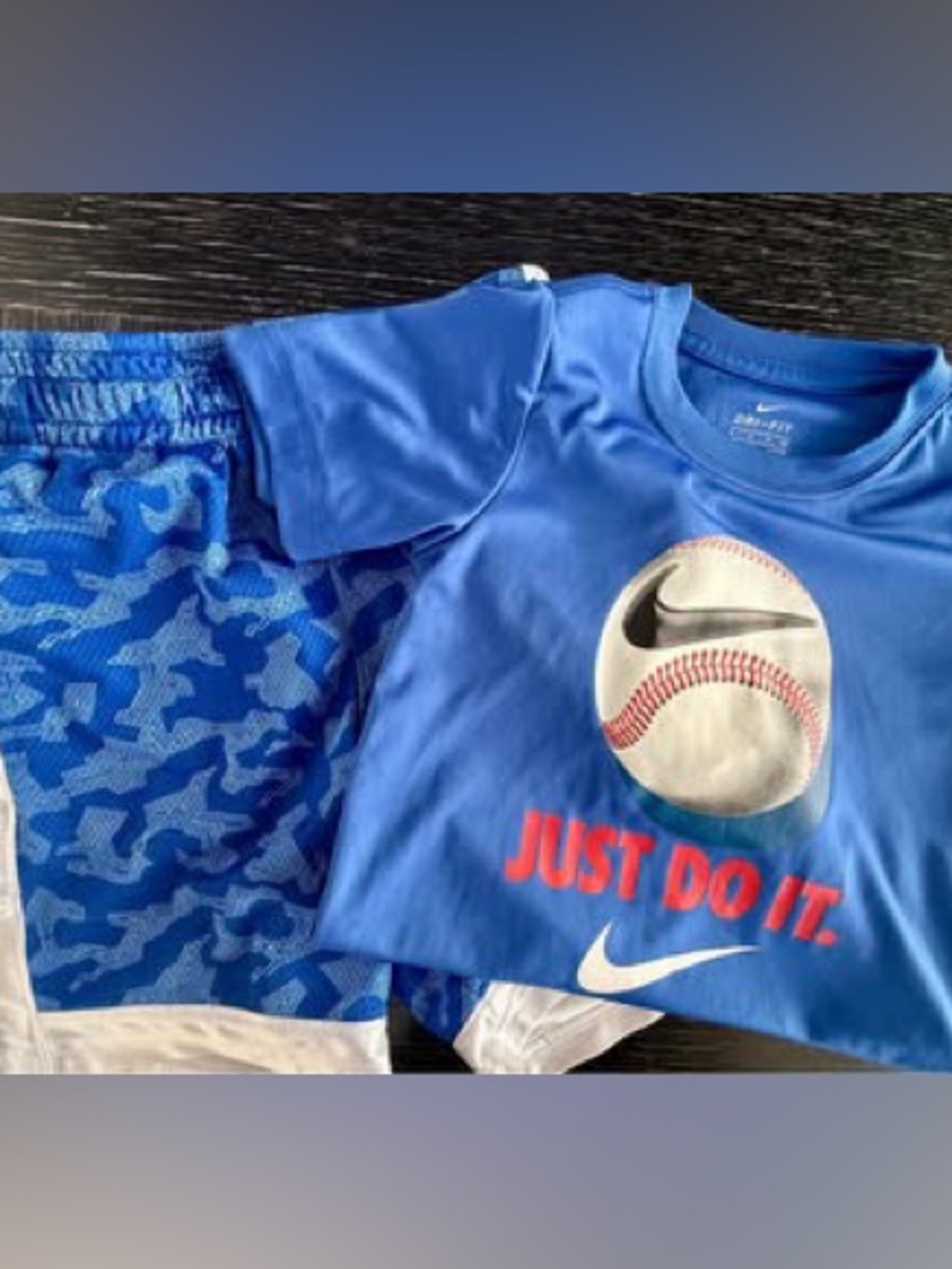 Nike Royal Blue Athletic Wear Bundle, youth size small